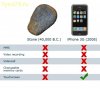 Сравнение iPhone и Камня